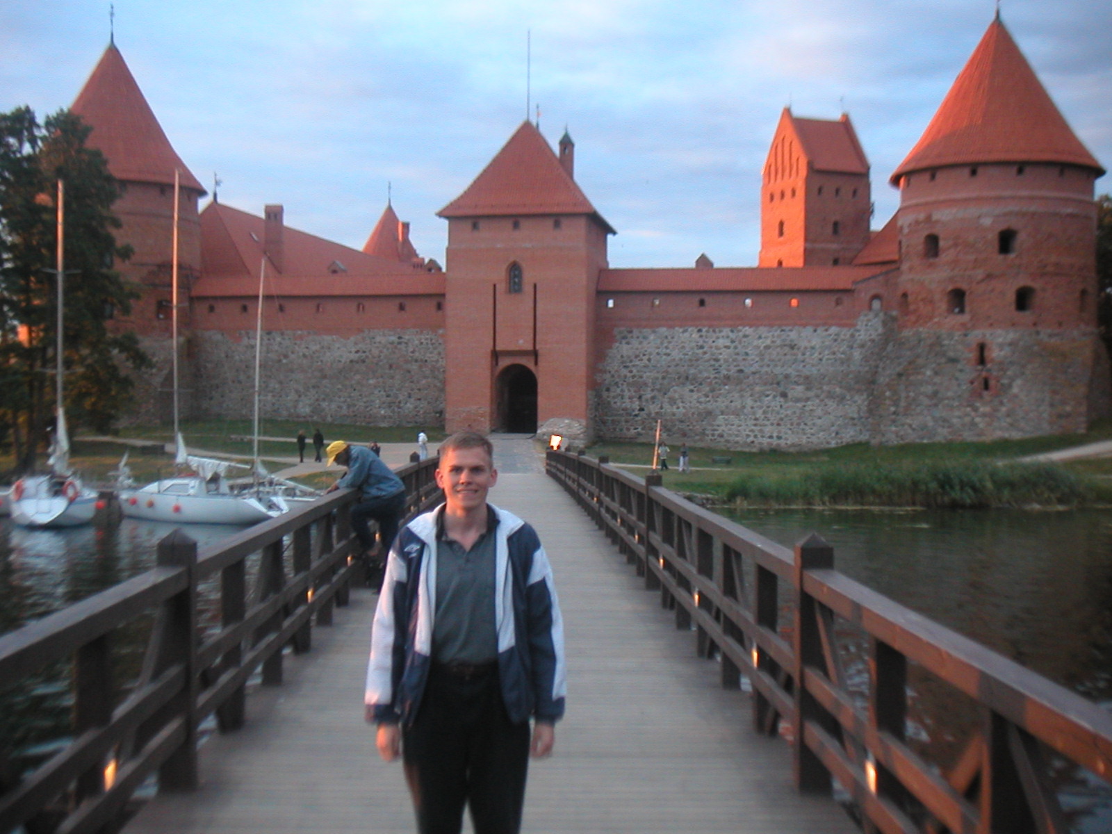 Trakai - Vincas ant tilto.