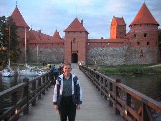 Trakai - Vincas ant tilto.
